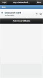 Mobile Screenshot of my.scienceabode.com